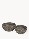 Glitter Multipurpose Jute Bowls - Set of 2 Glitter Multipurpose Jute Bowls - Set of 2