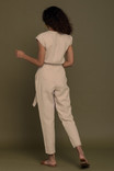 Women's Sand Beige Jumpsuit 