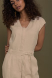 Women's Sand Beige Jumpsuit 