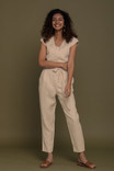Women's Sand Beige Jumpsuit 