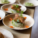 Small Palm Leaf Biodegradable Plates, 6 inch, Round, 25 Pcs Small Palm Leaf Biodegradable Plates, 6 inch, Round, 25 Pcs