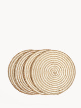 Kata Spiral Placemats - Set of 4 Kata Spiral Placemats - Set of 4