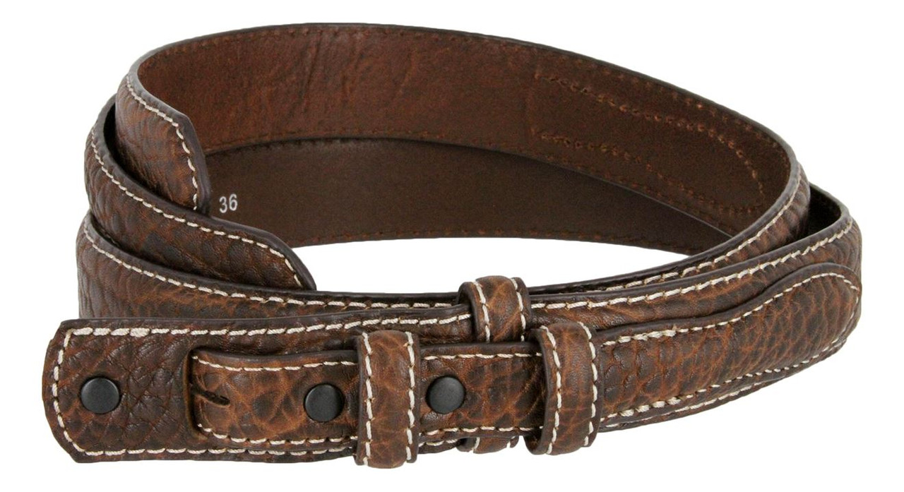 RB2015 Genuine Leather Western Ranger Belt Strap 1-3/8