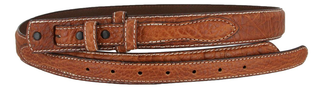 RB2015 Genuine Leather Western Ranger Belt Strap 1-3/8