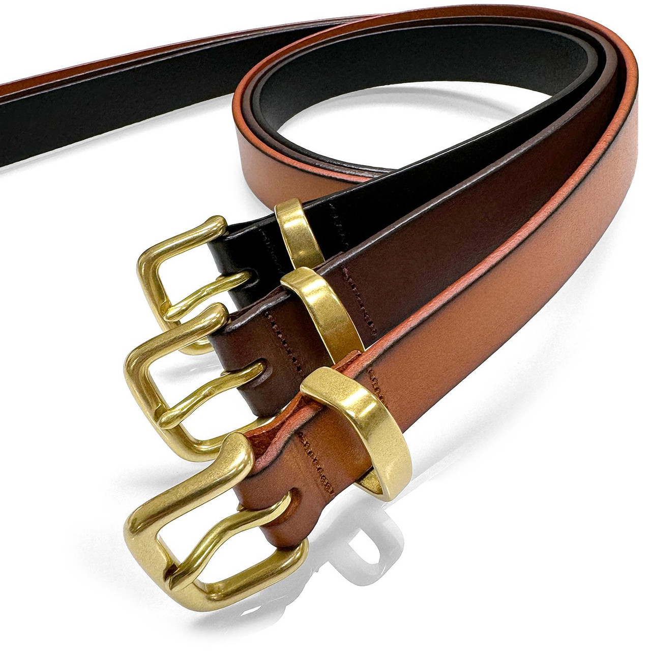 Women's Dress Belts 100% One Piece Genuine Full Grain Leather Casual Belt 1"(25mm) wide - Bluegenie.com Women's Dress Belts 100% One Piece Genuine Full Grain Leather Casual Belt 1"(25mm) wide - Bluegenie.com