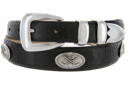 Men's Dress Belt Solid Brass Black Buckle Italian Calfskin Genuine