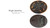 HA0534 Vintage Patina Copper Cross Engrave Buckle Fits 1-1/2"(38mm) Belt