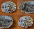 Unique Buckle Antique Silver Leaf Engraved Leaf Belt Buckle