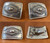 American Southwest Design Antique Silver Western Belt Buckle