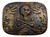 HA2344 Unique Buckle Vintage Rustic Copper Skull Engraved Buckle Fits 1-1/2"(38mm) Wide Belt