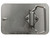 Rectangular Plain Plaque Blank Plain Buckle Belt Buckle Fits 1-1/2" (38mm) Wide Belt-Antique Silver