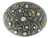 Rhinestone Crystal Belt Buckle Antique Oval Floral Engraved Buckle - Silver-Crystal Lt Col Topaz