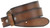 BS382011 Casual Leather Belt Strap with Metal Snaps 1 1/2" wide