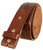 TB105 Western X-Laced Genuine Full Grain Leather Belt Strap with Snaps on 1-3/4"(45mm) Wide