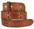 TB105 Western X-Laced Genuine Full Grain Leather Belt Strap with Snaps on 1-3/4"(45mm) Wide