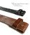 TB105 Western X-Laced Genuine Full Grain Leather Belt Strap with Snaps on 1-3/4"(45mm) Wide