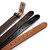 BS040 Replacement Belt Genuine Full Grain Leather Belt Strap with Snaps on 1-1/2"(38mm) wide