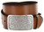 Western Floral Engraved Buckle Genuine Full Grain Leather Casual Jean Belt 1-1/2"(38mm) Wide