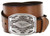 H8142 Southwestern Engraved Buckle Genuine Full Grain Leather Casual Jean Belt 1-1/2"(38mm) Wide