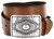 H8141 Southwestern Engraved Buckle Genuine Full Grain Leather Casual Jean Belt 1-1/2"(38mm) Wide