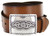 Taos Southwestern Antique Floral Engraved Buckle Genuine Full Grain Leather Casual Jean Belt 1-1/2"(38mm) Wide