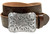 Cowtown Cowtown Western Floral Engraved Buckle Tooled Full Grain Leather Belt 1-1/2"(38mm) Wide