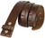383000 Genuine Full Grain Leather Belt Strap with Overlapped Leather 1-1/2"