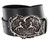 Antique Twin Dragon Engraved Buckle Genuine Full Grain Leather Casual Jean Belt 1-1/2"(38mm) Wide