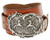 Antique Twin Dragon Engraved Buckle Genuine Full Grain Leather Casual Jean Belt 1-1/2"(38mm) Wide