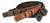 RB2015 Genuine Leather Western Bison Ranger Belt Strap 1-3/8"(35mm) Taper to 3/4"(19mm) Wide