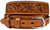 Genuine Full Grain Leather Floral Tooled Engraved Western Ranger Belt