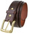 Utility Uniform Work Belt Basketweave One Piece Full Grain Cowhide Leather Belt 1-1/2"(38mm) Wide