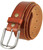BS040-P3588 Genuine Full Grain Leather Casual Jean Belt 1-1/2"(38mm) Wide