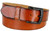 Black Engraved Classic Buckle Genuine Full Grain Leather Casual Jean Belt 1-1/2"(38mm) Wide