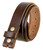 BS100 Replacement Belt Genuine Full Grain Leather Belt Strap with Snaps on 1-1/8"(30mm) wide