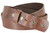 HC005 Genuine Full Grain Leather Belt Strap with Snaps on 1-1/2"(38mm) Wide Made in U.S.A