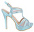 Women's Heels Shoes Mesh Crystal Rhinestone Fashion High Heels