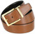 A505S Gold Men's Reversible Belt Genuine Leather Dress Casual Belt 1-3/8"(35mm) wide (Black/Tan)