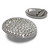 Western Antique Silver Engraved Rhinestone Crystal Belt Buckle Fits 1-1/2"(38mm) Wide Belt (Crystal)