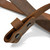Brown Crazy Horse Leather Belt Strap Snap-On Replacement Vintage Lightweight