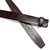 Prieme Edge Stitched Brown Strap Genuine Full Grain Leather Belt Strap 1-1/2"(38mm) Wide