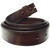 Prieme Edge Stitched Brown Strap Genuine Full Grain Leather Belt Strap 1-1/2"(38mm) Wide