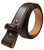 BS19091 Belt Strap For Pressure Buckle "No Holes" Replacement Genuine Leather Dress Belt Strap 1"(25mm) Wide