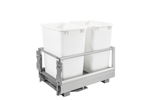 Aluminum Pullout Waste Containers Soft Open/Close