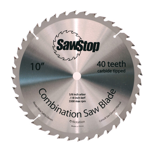SawStop 40-Tooth Combination Table Saw Blade