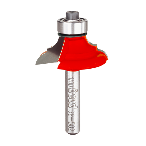 Freud 1-1/4" (Dia.) Classical Bold Cove & Round Bit - 1/4" Shank