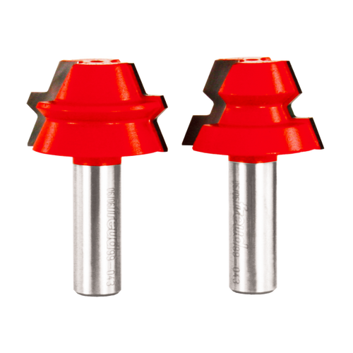 Freud 1-15/32" (Dia.) Lock Miter Bit Set - 1/2" Shank