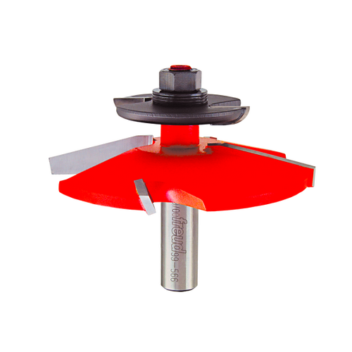 Freud 3-1/2” (Dia.) Raised Panel Bit w/ Back Cutters (Quadra-Cut) - 5/32"MH