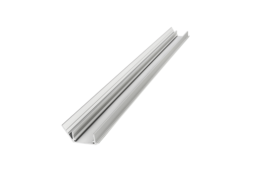 Angled Infinex Extrusion, Satin Clear - 72"