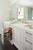 Wood Vanity Cabinet Pullout Grooming Organizer w/ Soft-Close